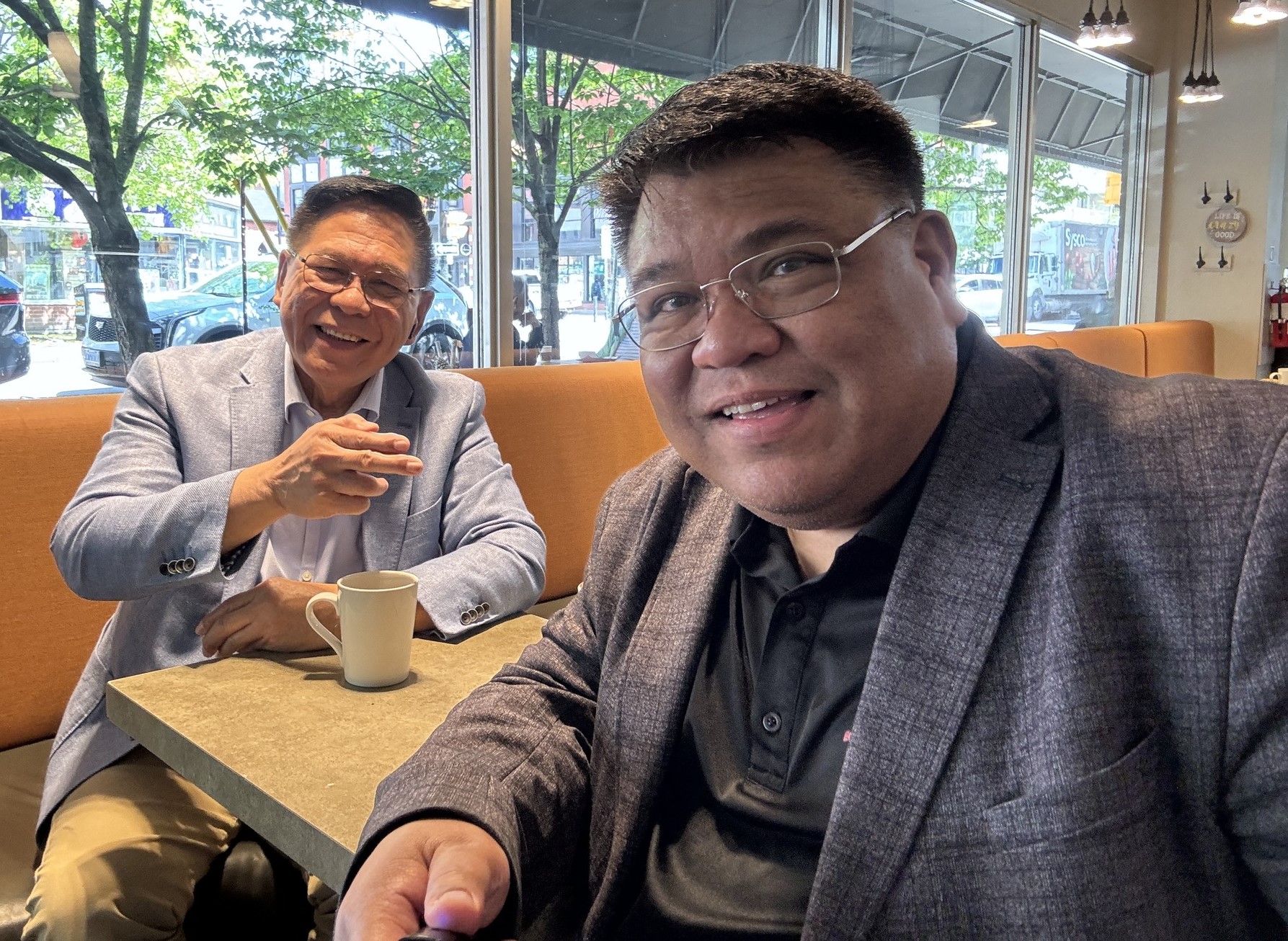 Kabarangay Kris Ontong during his Ottawa visit